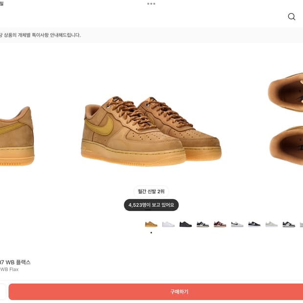 나이키 에어포스 된장포스270