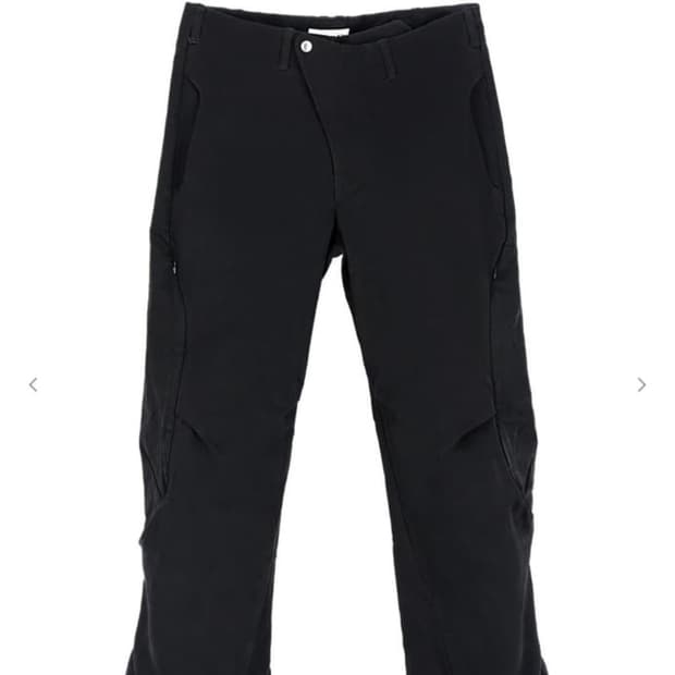 (L)Hidden Cargo Pants Black