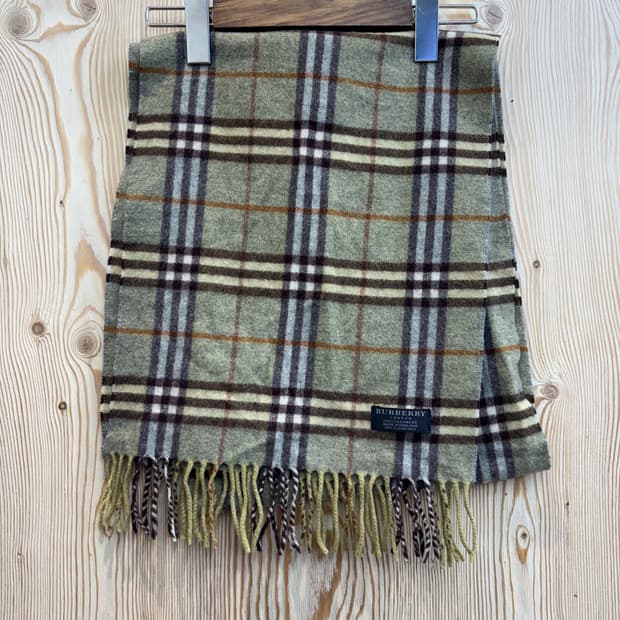 버버리 체크 머플러