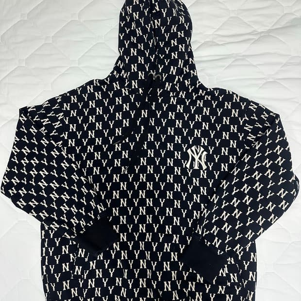 MLB NY 모노그램 후드집업 