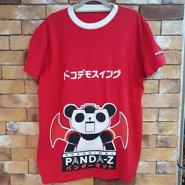 판다제트(PANDA-Z) 캐릭터 반팔 티셔츠(블루.레드)