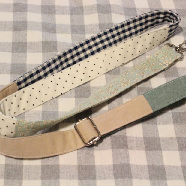 핸드메이드 패치워크 가방끈 숄더끈