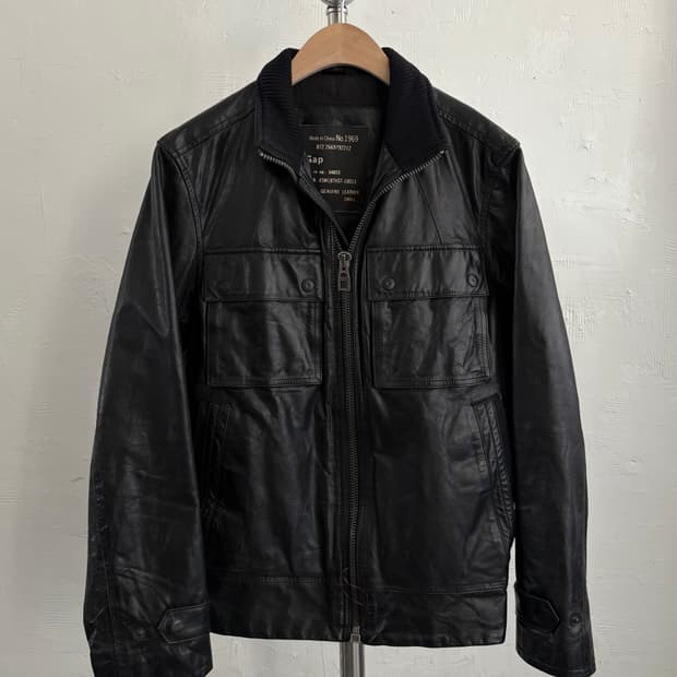 Gap 겝 00‘s 레더 집업 자켓