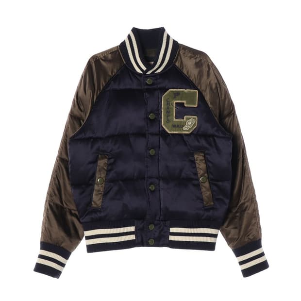 후아유 빈티지 유광 패딩 L