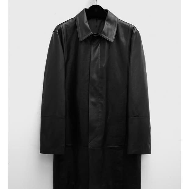 유스 레더자켓 s