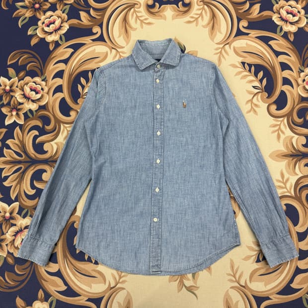 (우먼즈S)폴로 랄프로렌 샴브레이 셔츠