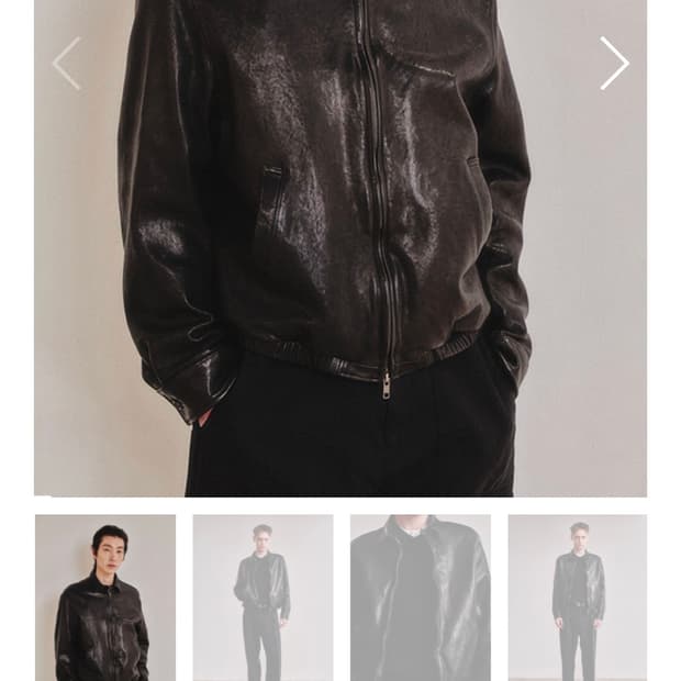 아트이프액츠 레더 스윙 자켓 사이즈 교환