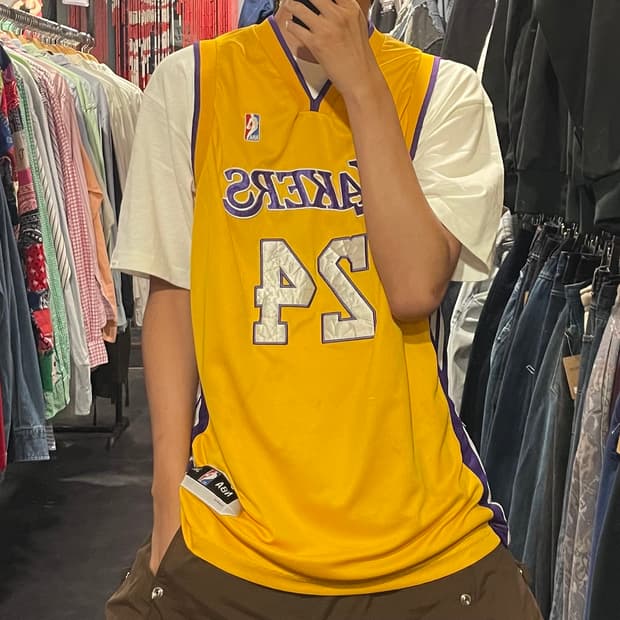 [IM] NBA  레이커스 옐로우 농구 나시