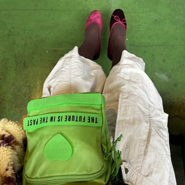 밀리터리 파우치 크로스백 그린