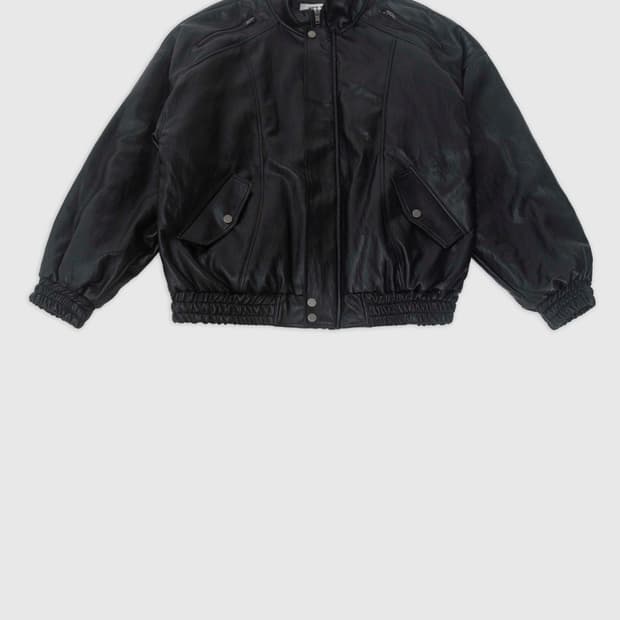 웻태그 가죽자켓 MUD FIGHTER FAUX LEATHER JACK