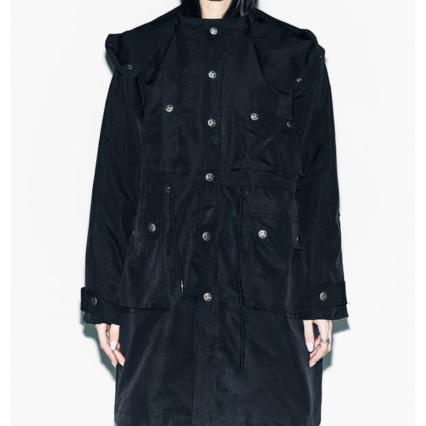 CANTON HOODIE FIELD JACKET BLACK