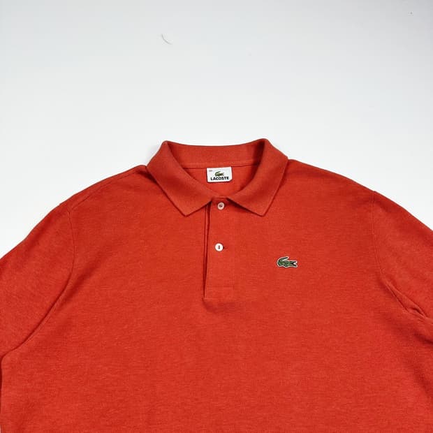 라코스테 크록 패치 카라 반팔 티셔츠 (XL)