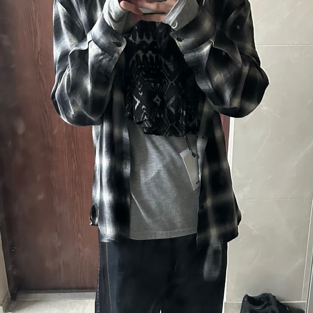 [1] 고낙 옴브레 체크셔츠