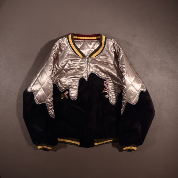 캐피탈 수베니어 스카잔 퀄팅자켓 