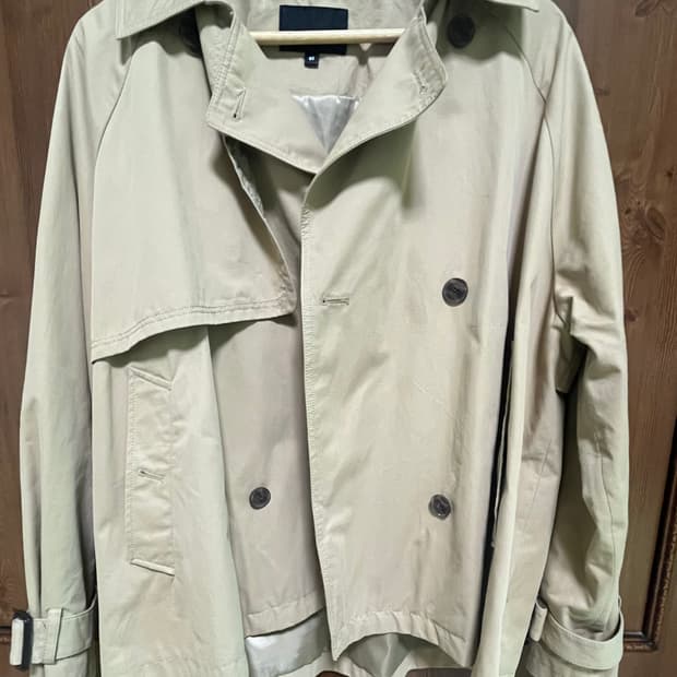 Stone frame 숏 트렌치코트