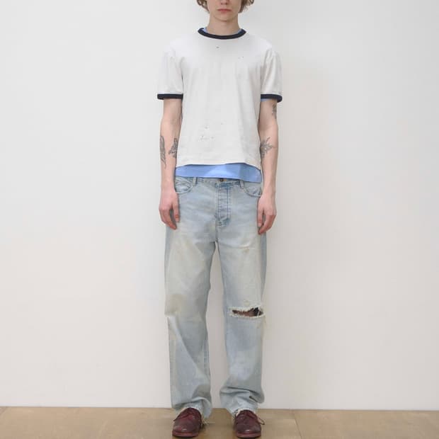   002 WIDE OCEAN BLUE DENIM 