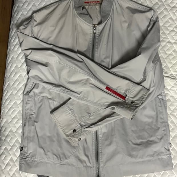 프라다 스포츠라인 블루종 (코튼)