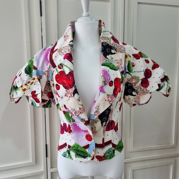 John Galliano (존 갈리아노) 프랑스 아카이브 체리 아트자켓