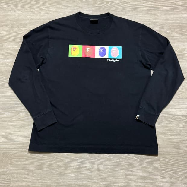 올드 베이프 앤디워홀 롱슬리브 XL