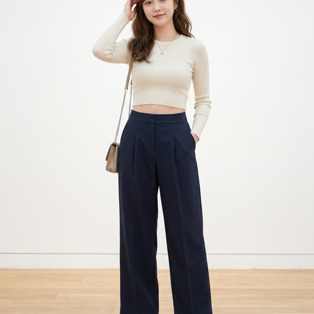 디어케이(Dear K) 케네스레이디 핀턱 와이드 슬랙스