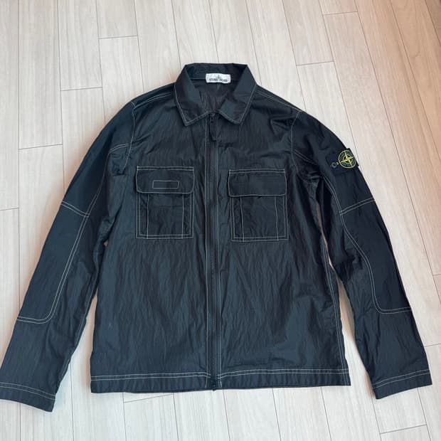 [백화점판] 스톤아일랜드 나일론 메탈 오버셔츠 S