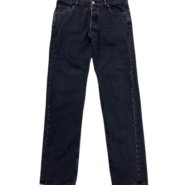 Balenciaga 2017 Black Faded Denim
