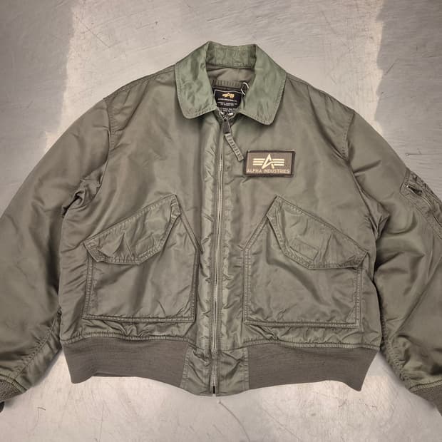 00s 알파인더스트리 CWU-45P 플라이트 자켓