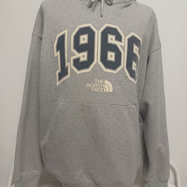 [XL/105] 노스페이스 1966 헤리티지 그래픽 오버핏 후디 (그레이