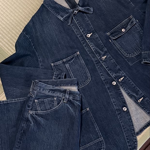Porter classic 포터클래식 steinbeck denim 셋업