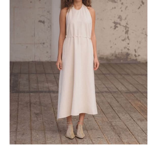 Baserange Apron 드레스 - 야생 실크