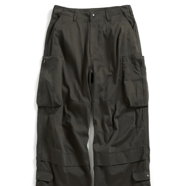 해칭룸 집카고워크팬츠 다크카키