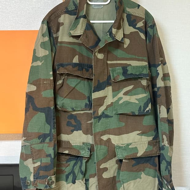 미군 오리지날 우드랜드 상의 S-L 