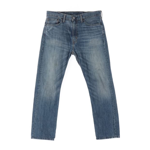 리바이스 513 슬림 스트레이트 워싱 데님팬츠 34