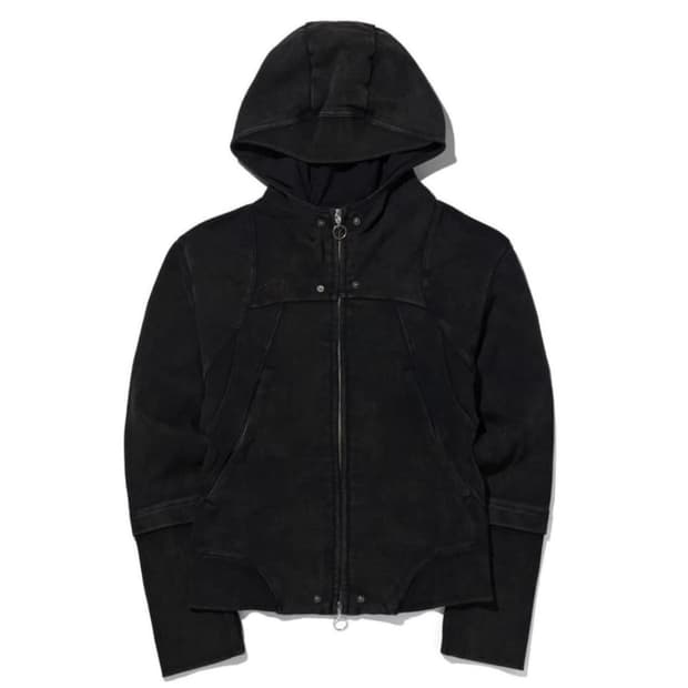 미스치프 RHOMBUS PUNCHING HOODIE ZIP-UP