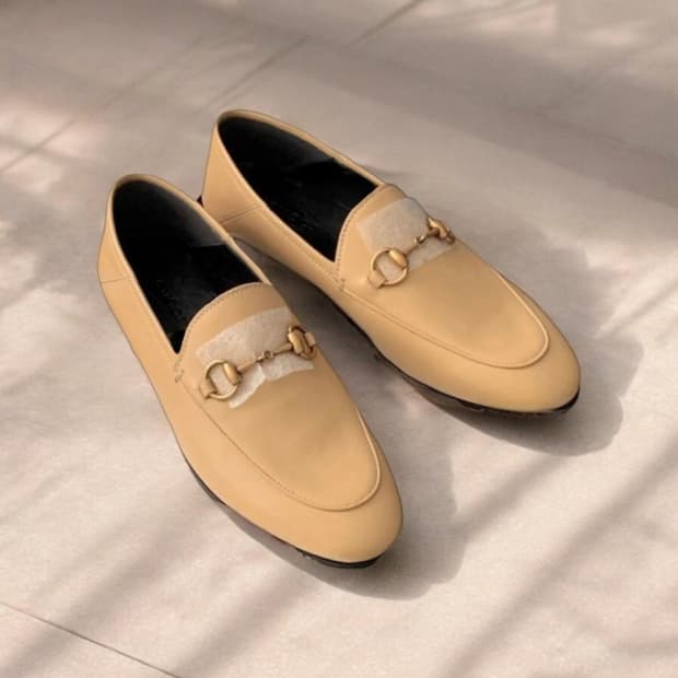 구찌 로퍼 베이지