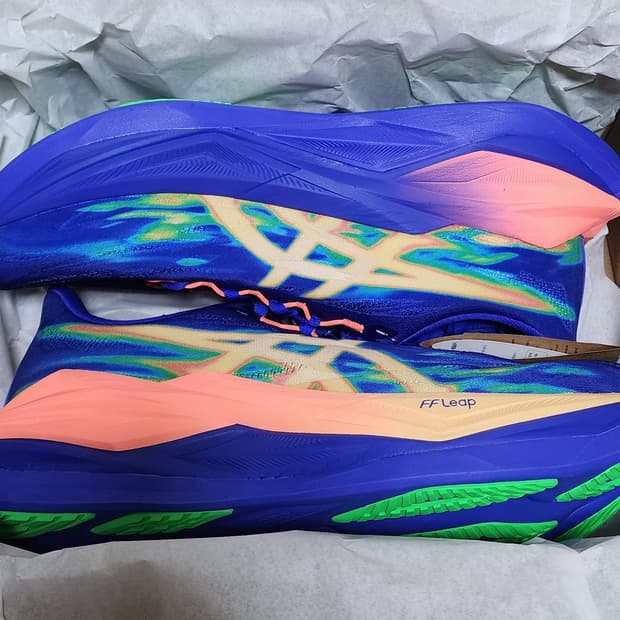 [275/285] 아식스 슈퍼블라스트 3 코발트 버스트 라이트 오렌지