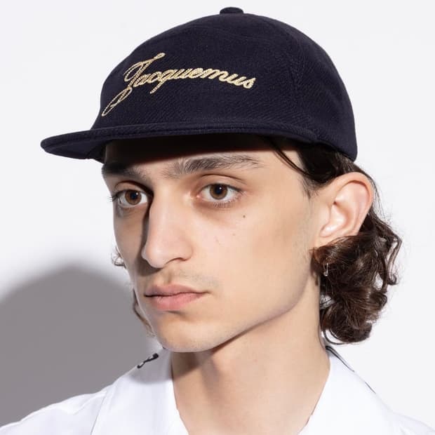 [56,58,60]자크뮈스 25fw 울 캐스켓 베이스볼 캡/네이비