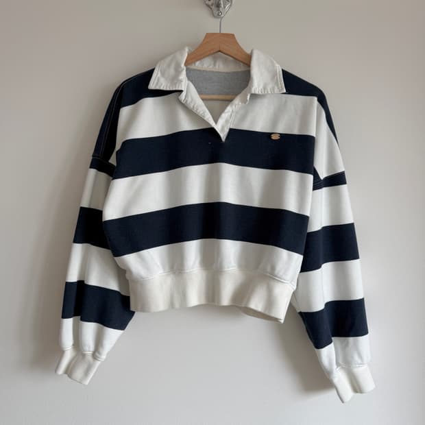 라퍼지 포 우먼(Lafudge for Woman) 크롭 카라 롱슬리브