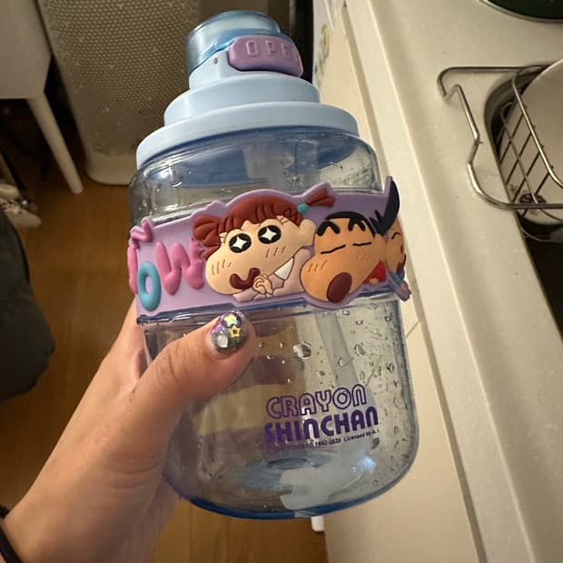 짱구 캐릭터 물통 900ml