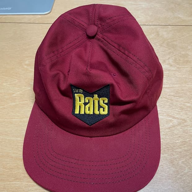 stray rats 버건디 캡 hat