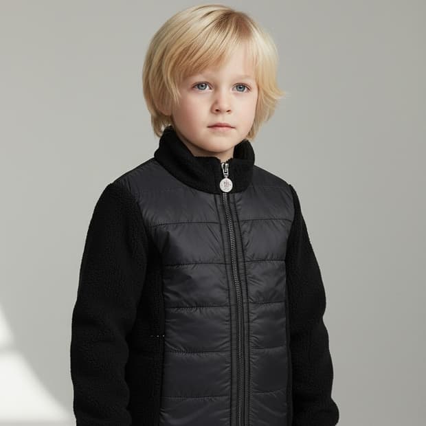 몽클레어 키즈 기모 패딩집업(3세/98cm)