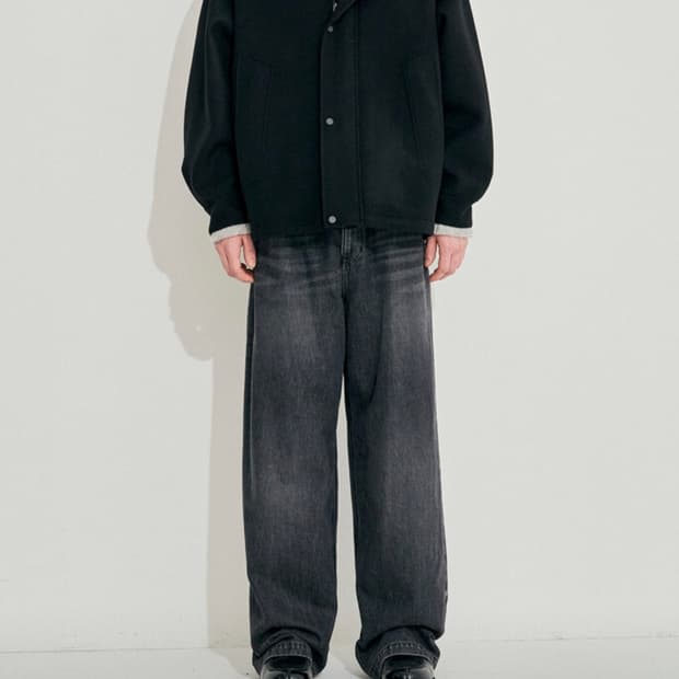 시스템옴므 캐시미어 후드자켓 블랙 95