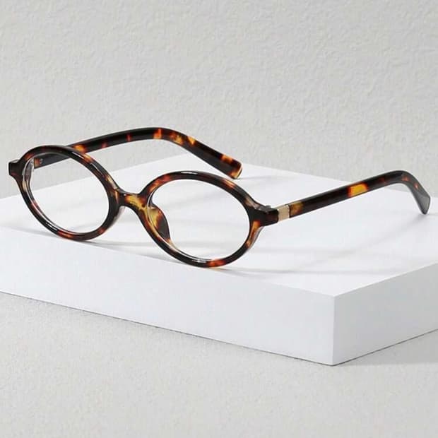 호피 무늬 안경