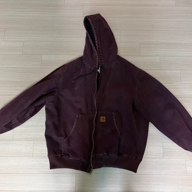[빈티지/희귀] 칼하트 J130 액티브 자켓 Deep Wine (XL)