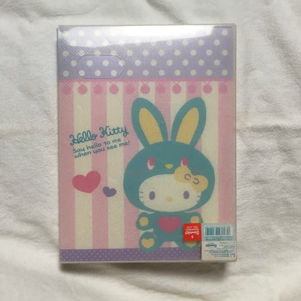 (이체시 에눌) 고전키티 헬로키티 부활절키티 시리즈 핑크 엽서 바인더