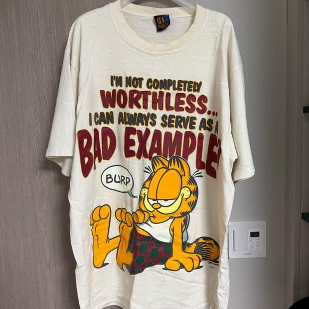 90‘s 빈티지 가필드 티셔츠