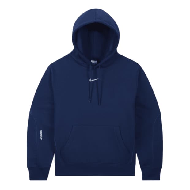 나이키 x 드레이크 녹타 카디널 스탁 에센셜 후드 네이비 