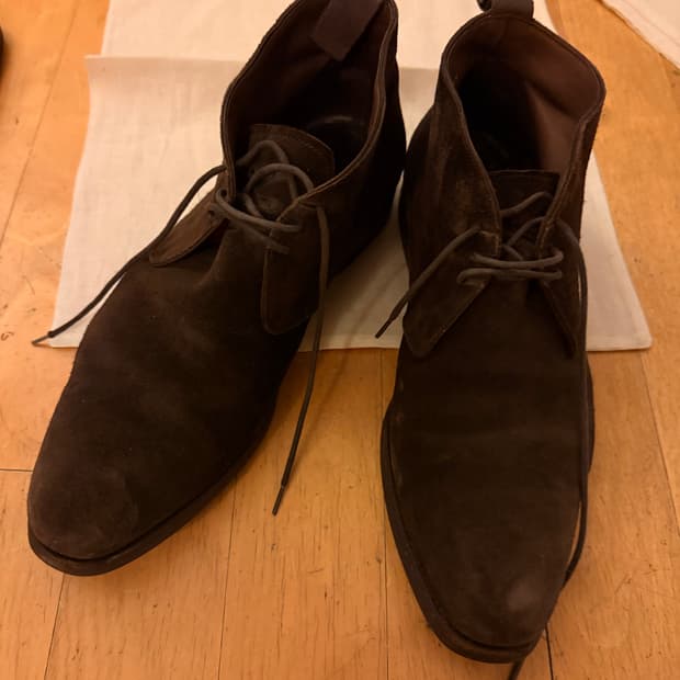 까르미나 Carmina 남성 스웨이드 처카 부츠 브라운 8(260-265