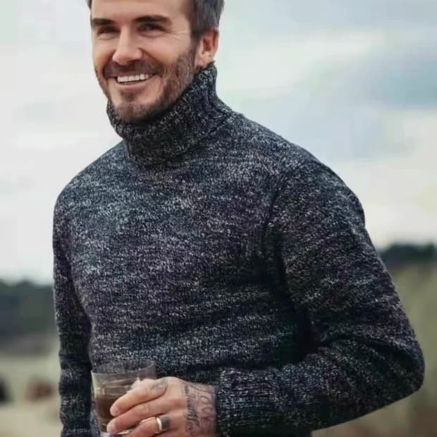 rrl 말드 울 블렌드 터틀넥 스웨터 L