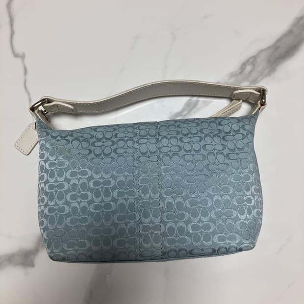 coach 코치 베이비 블루 미니 포셰트 백 모노그램